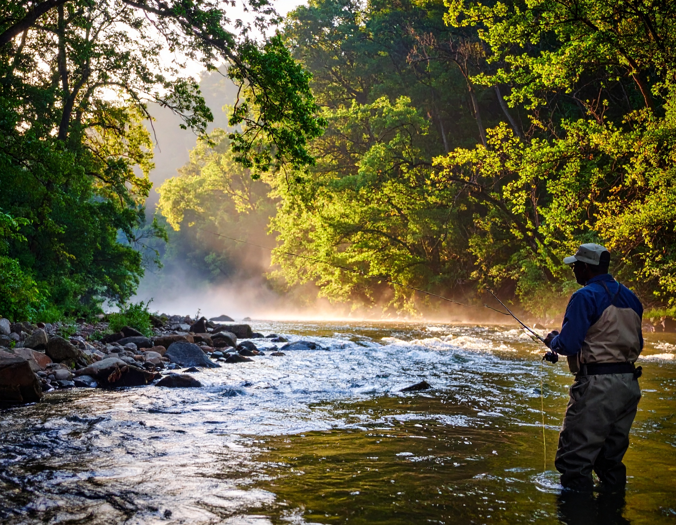 Fly fishing